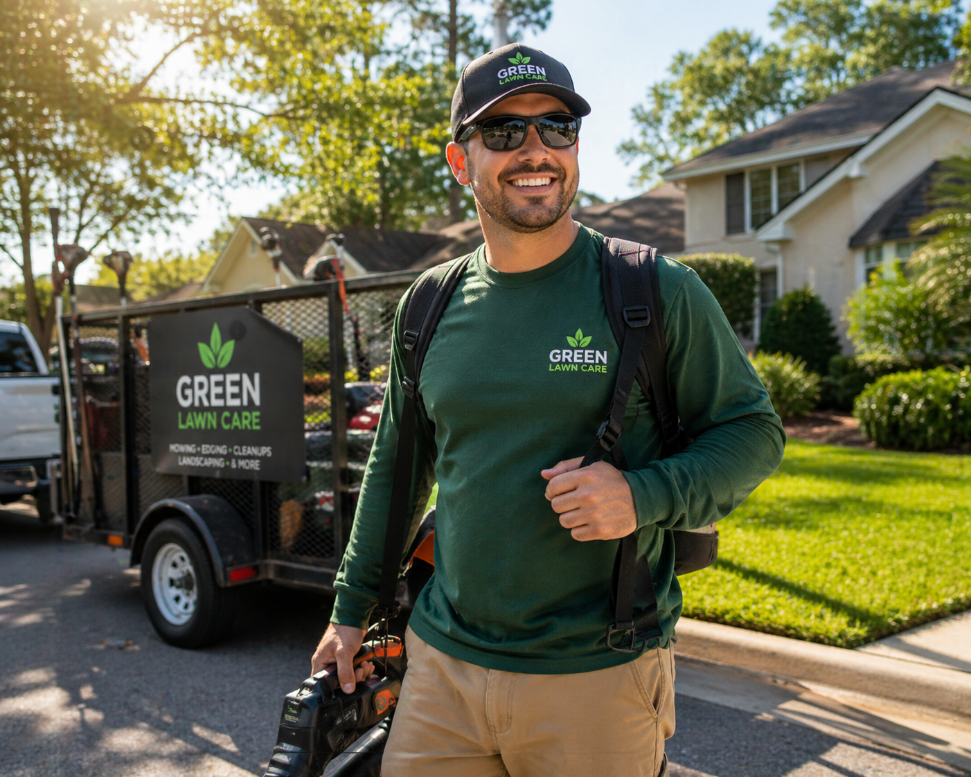 Lawn care professional